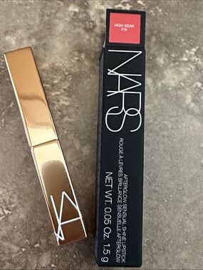 NARS High Gear Lipstick — Coral Pink with Gold Tube